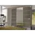 Westside 3-Door Mirror Sliding Wardrobe - Havana Glass