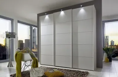Westside 3-Door Sliding Wardrobe - White image