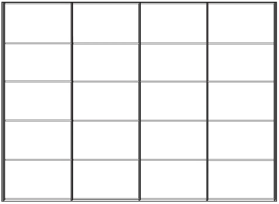 Westside 4-Door Sliding Wardrobe - White