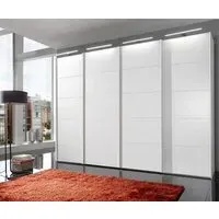 Westside 4-Door Sliding Wardrobe - White
