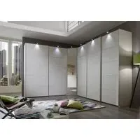 Westside 6 Door Sliding Wardrobe - White