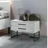 Wiemann Breda 2 Drawer Bedside Cabinet - White