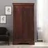 Antoinette 2 Door Wardrobe - Dark Cherrywood