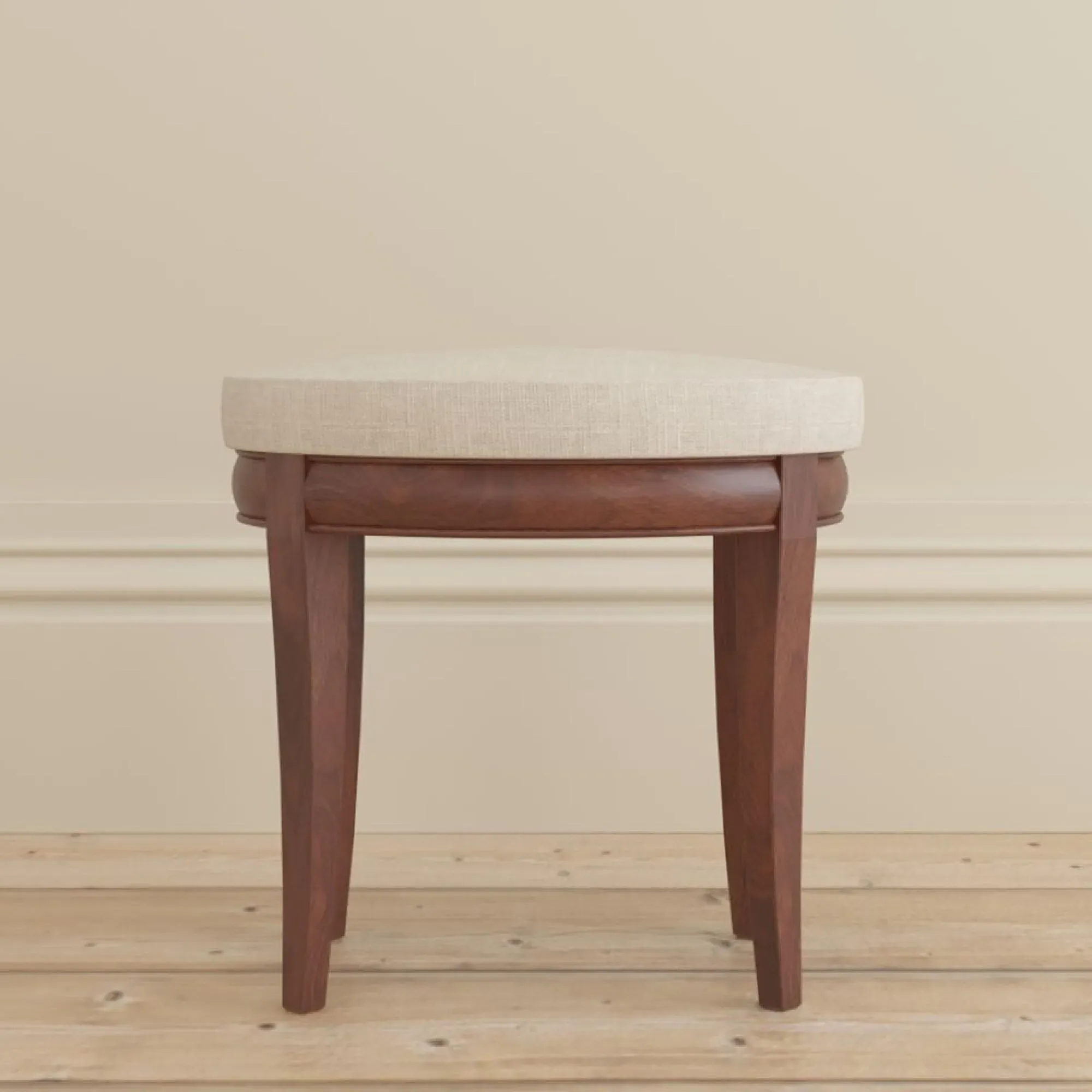 Antoinette 2 Drawer Dressing Table Set - Dark Cherrywood