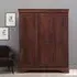 Antoinette 3 Door Triple Wardrobe - Dark Cherrywood