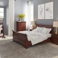 Antoinette Bed Frame - Dark Cherrywood