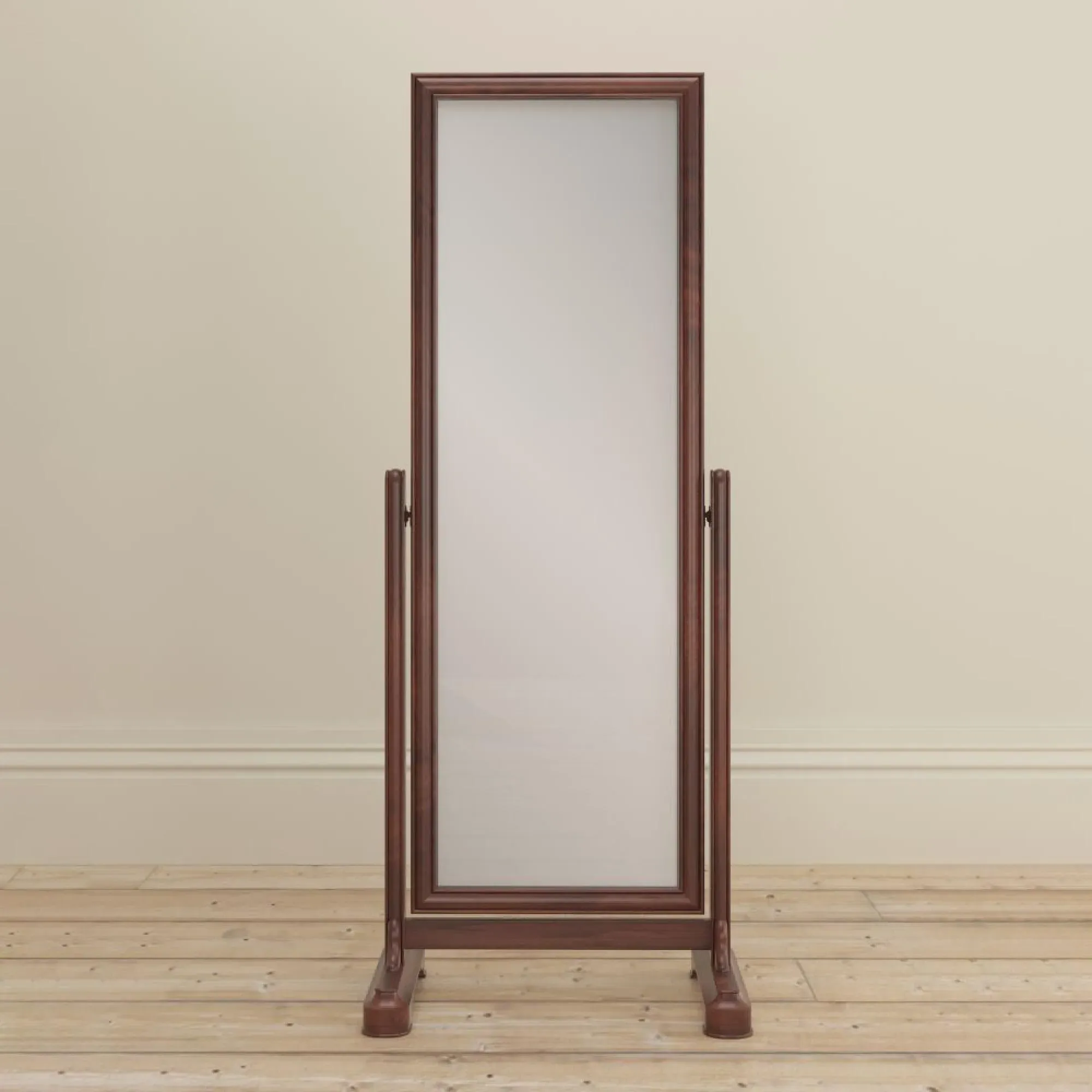 Antoinette Cheval Mirror - Dark Cherrywood