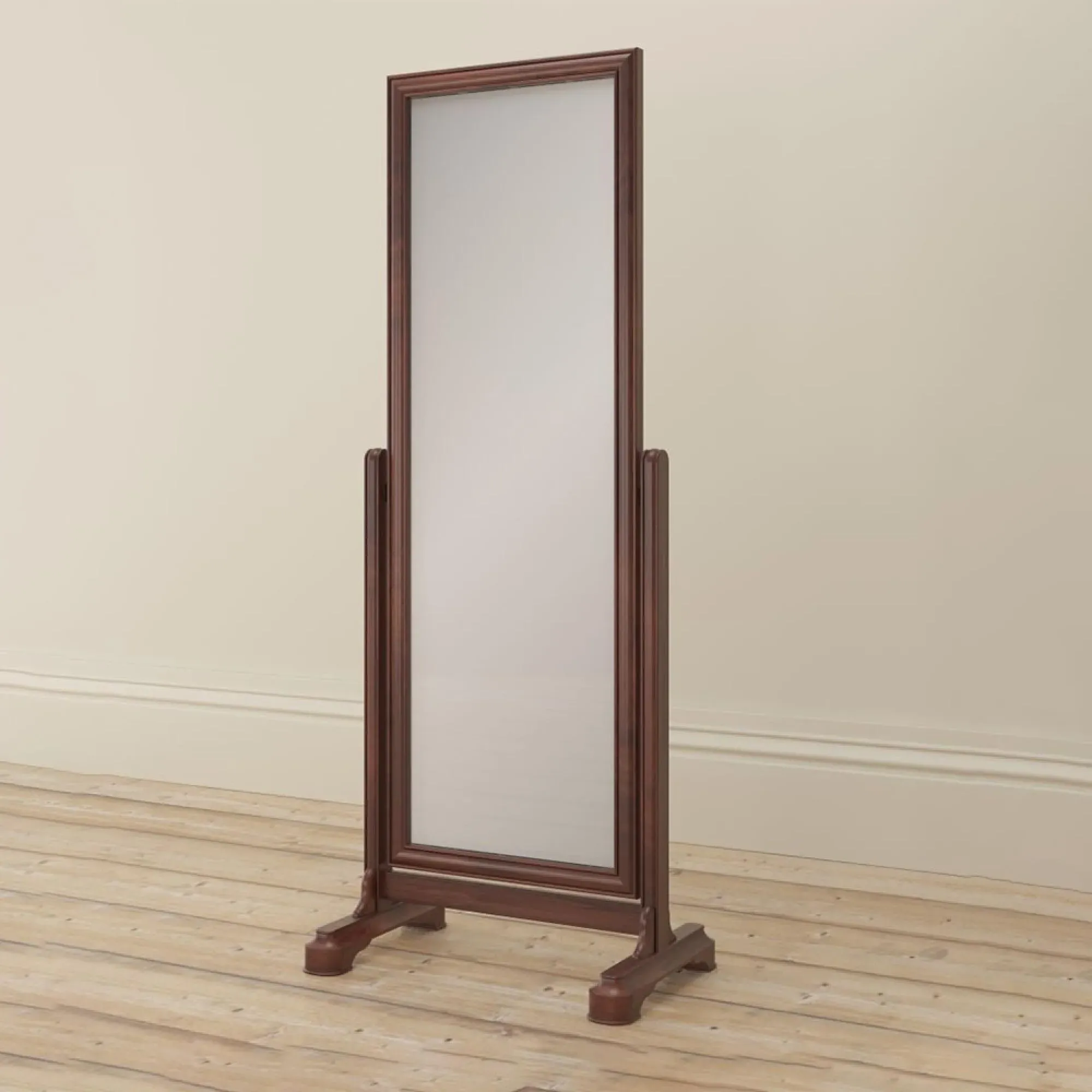 Antoinette Cheval Mirror - Dark Cherrywood