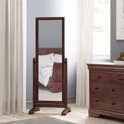 Antoinette Cheval Mirror - Dark Cherrywood image
