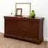 Antoinette Wide 4+3 Drawer Chest - Dark Cherrywood