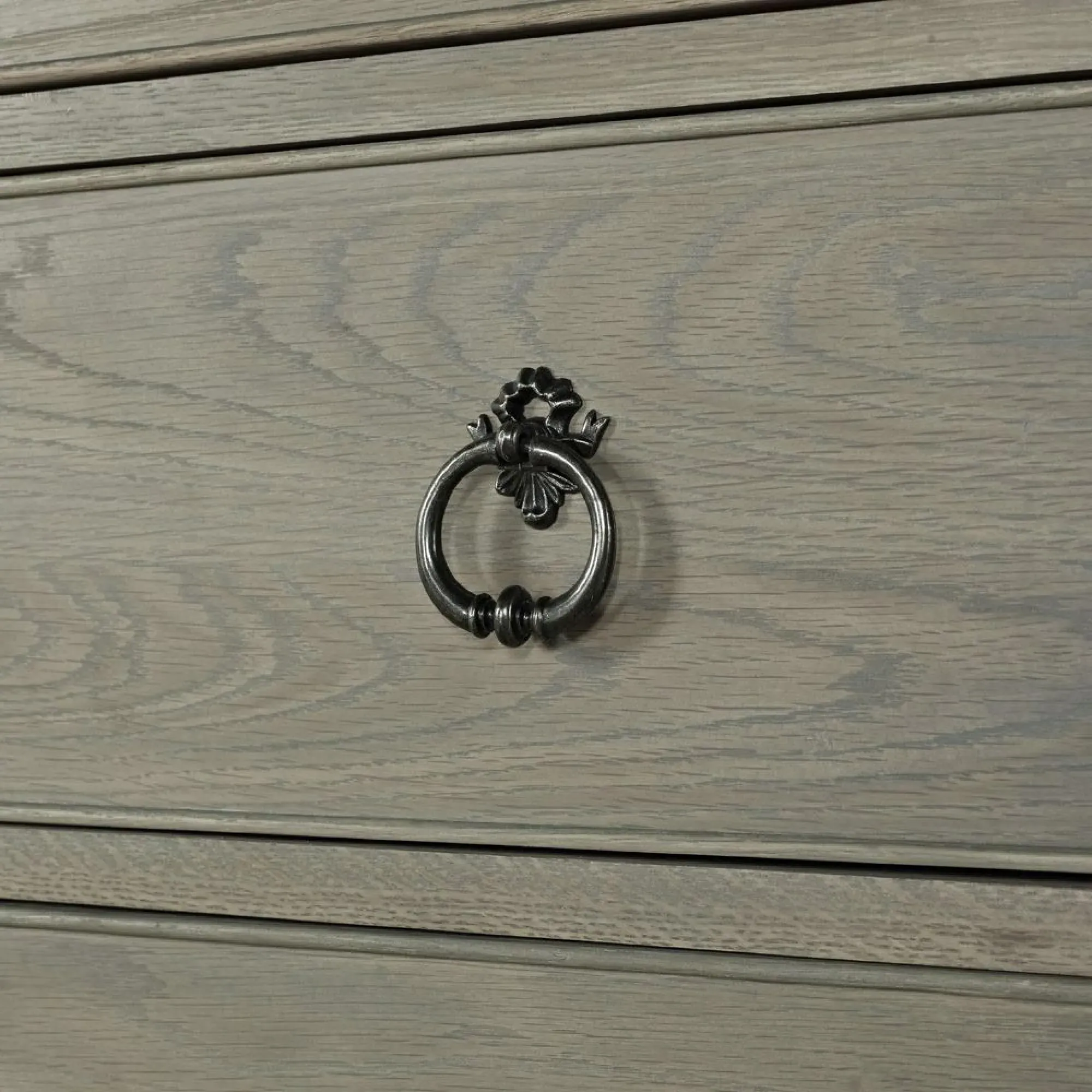 Camille 3-Drawer Chest - Grey, Oak