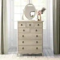 Camille 8 Drawer Chest - Grey, Oak