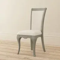 Camille Bedroom Chair - Grey, Oak