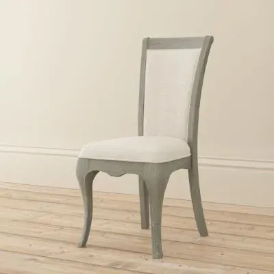 Camille Bedroom Chair - Grey, Oak image