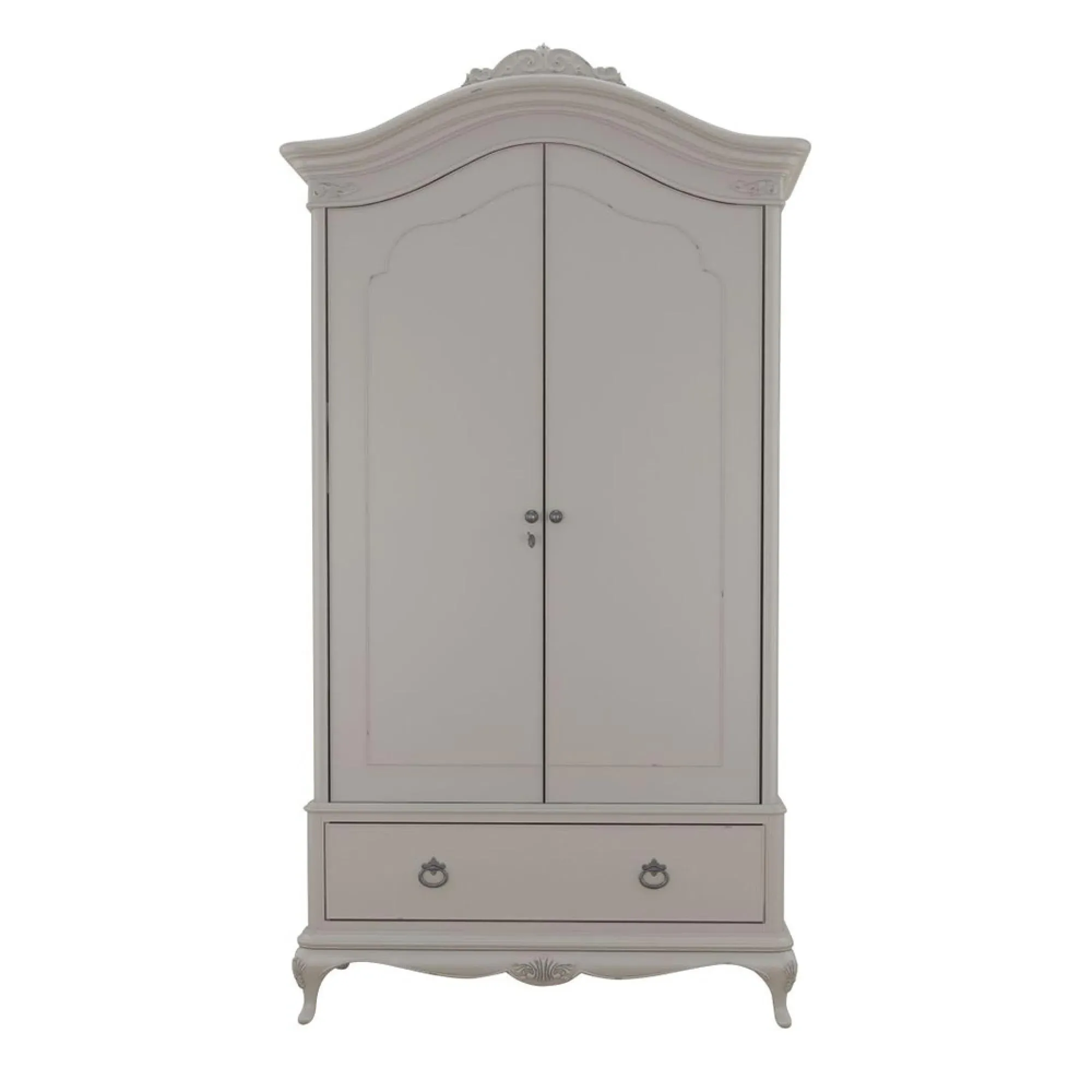 Etienne 2 Door 1 Drawer Wardrobe - Grey