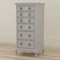 Etienne 6 Drawer Tall Chest - Grey