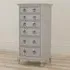 Etienne 6 Drawer Tall Chest - Grey