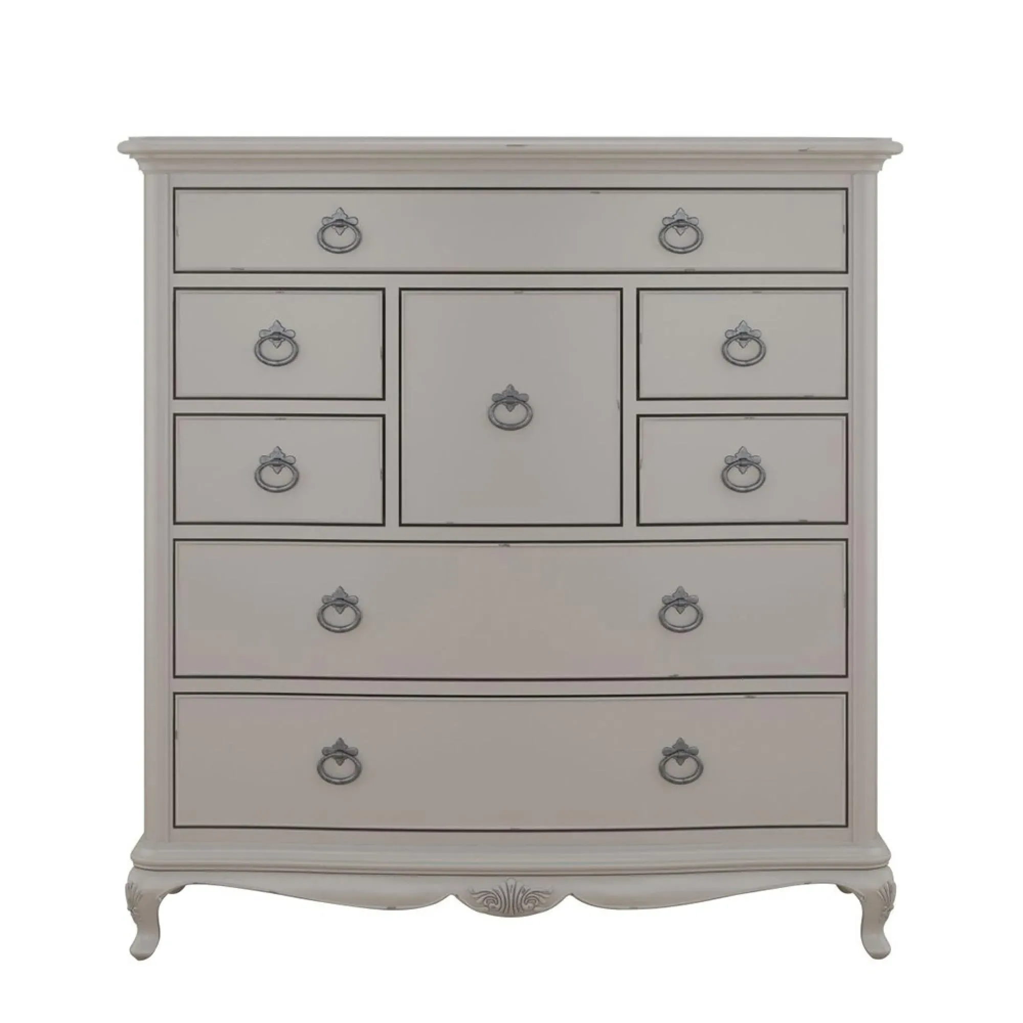 Etienne 8 Drawer Chest - Grey