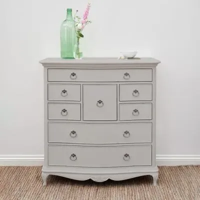 Etienne 8 Drawer Chest - Grey