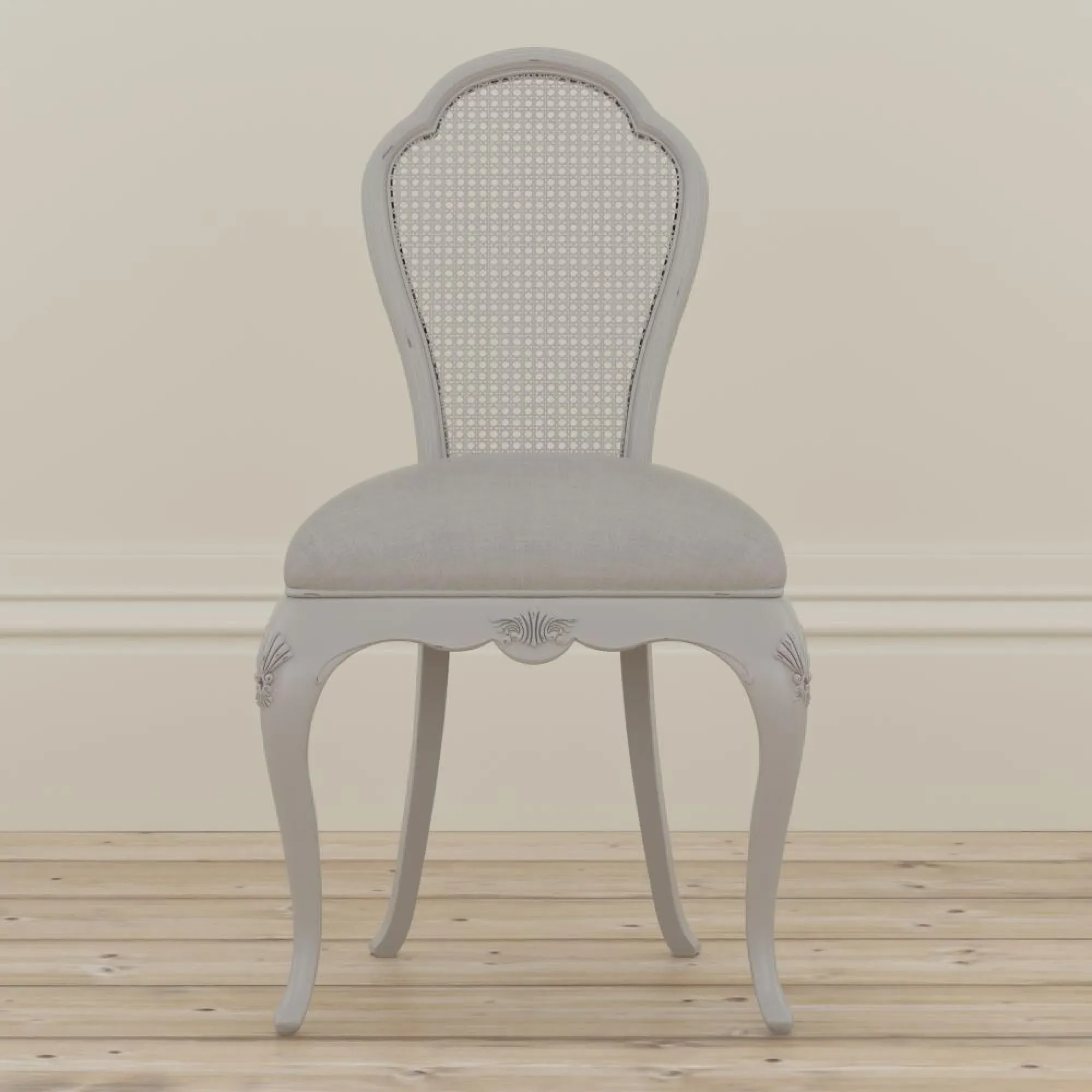 Etienne Bedroom Chair - Grey