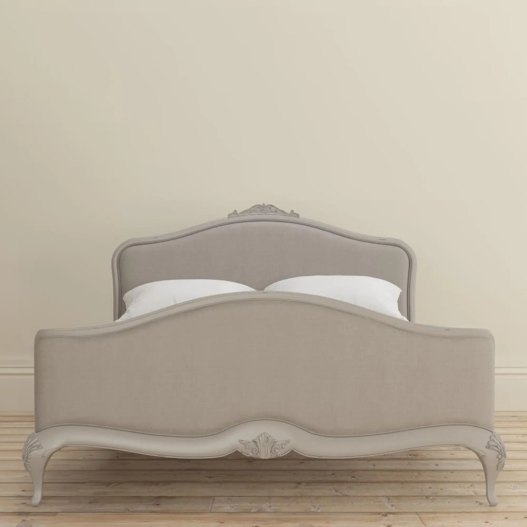 Etienne Upholstered Bed - Grey