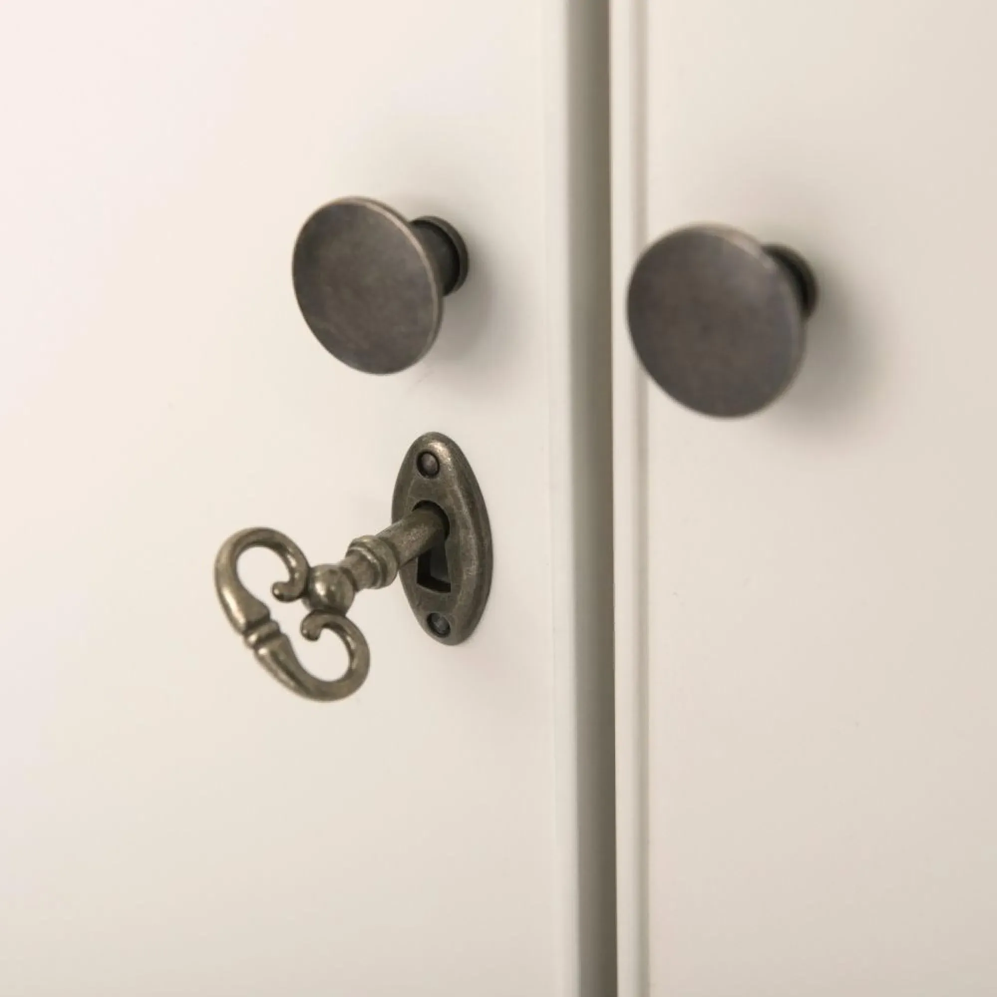 Ivory 2 Door 1 Drawer Wardrobe - Ivory