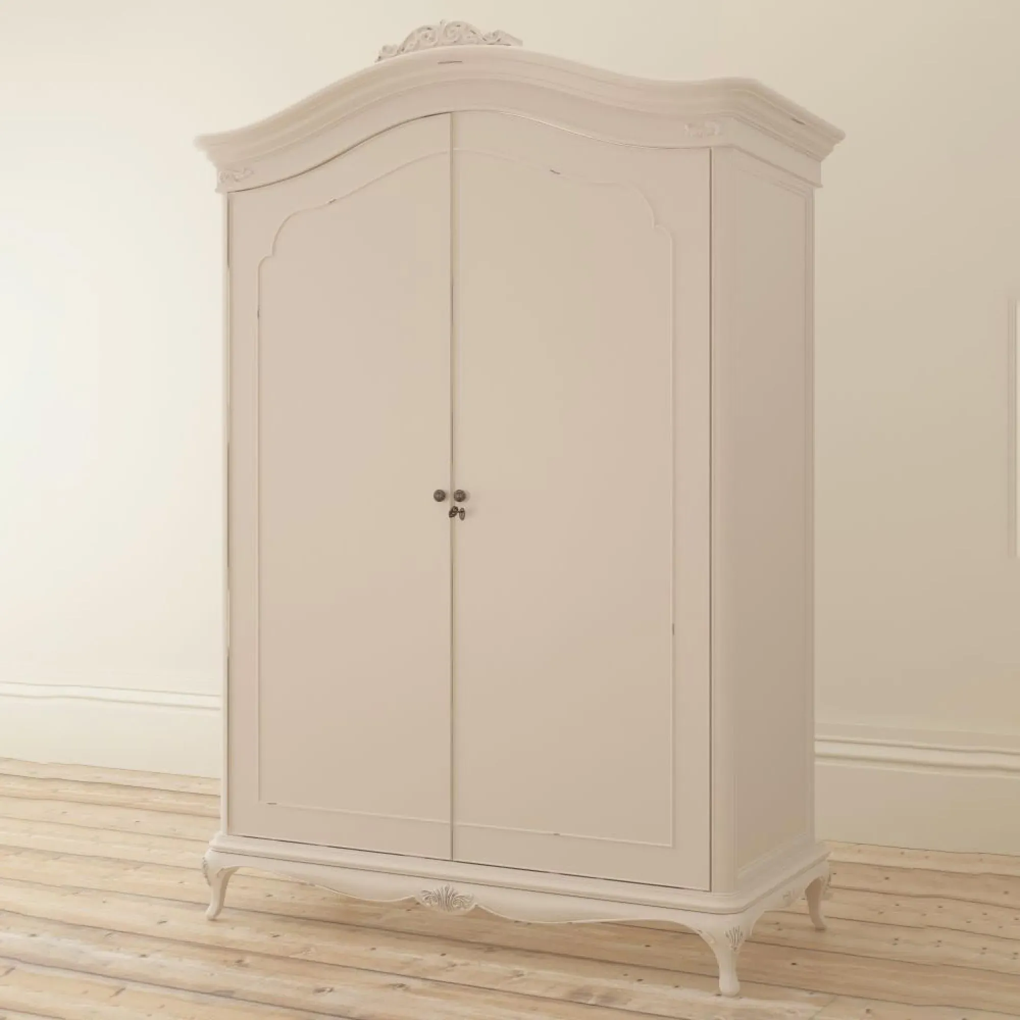 Ivory 2 Door Wardrobe - Ivory