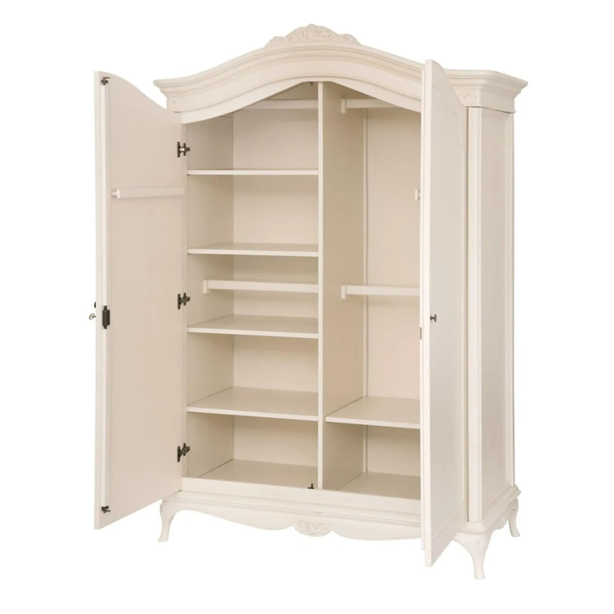 Ivory 2 Door Wardrobe - Ivory