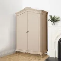 Ivory 2 Door Wardrobe - Ivory