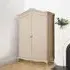 Ivory 2 Door Wardrobe - Ivory