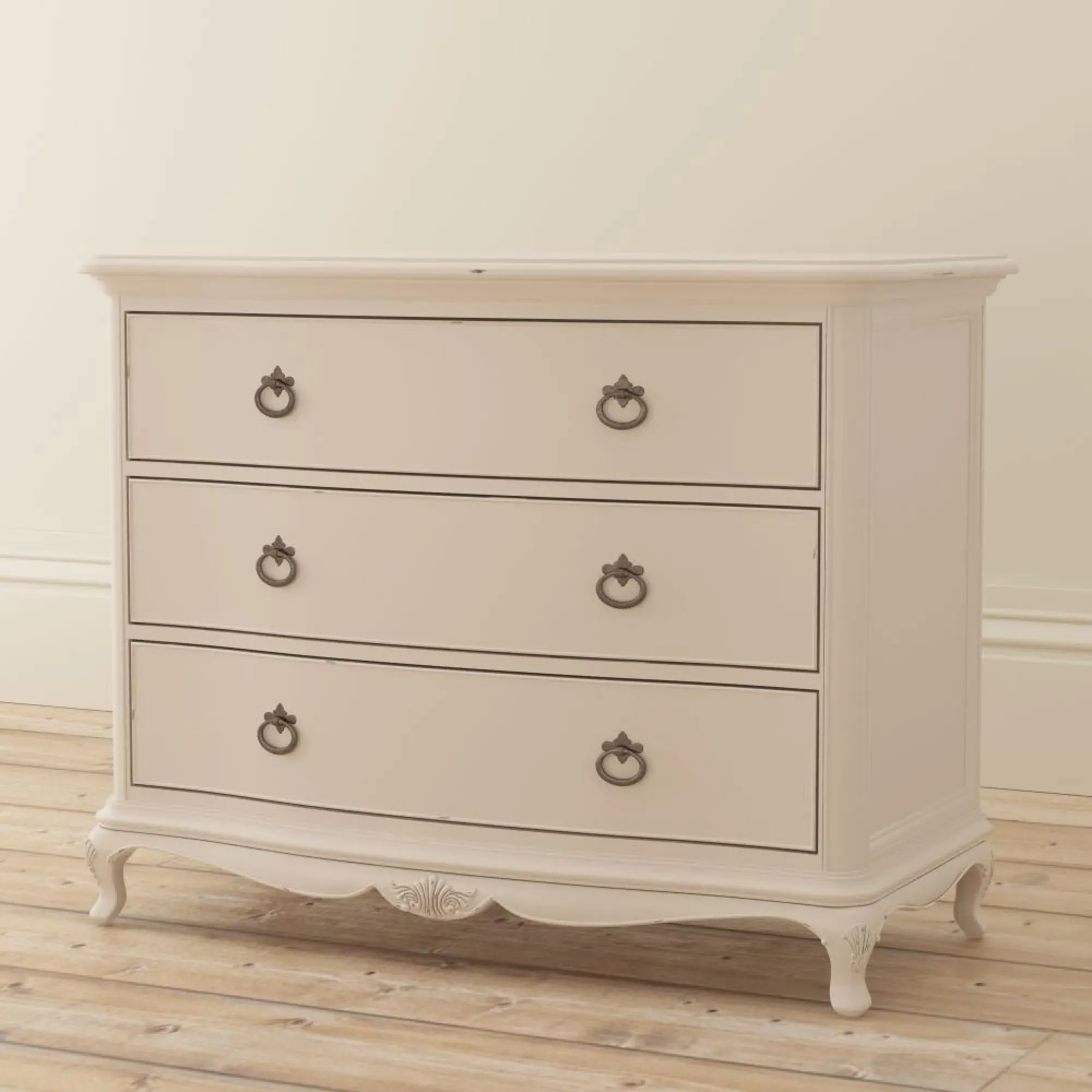 Ivory 3-Drawer Chest - Ivory