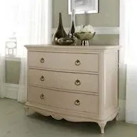 Ivory 3-Drawer Chest - Ivory
