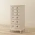 Ivory 6 Drawer Tall Chest - Ivory