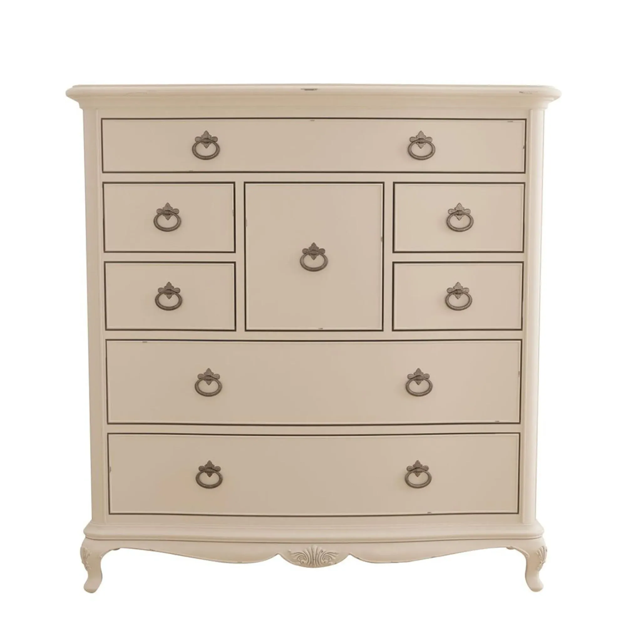 Ivory 8 Drawer Chest - Ivory