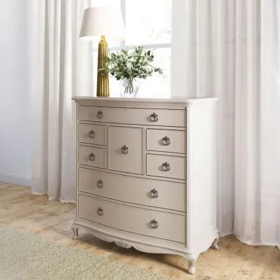 Ivory 8 Drawer Chest - Ivory