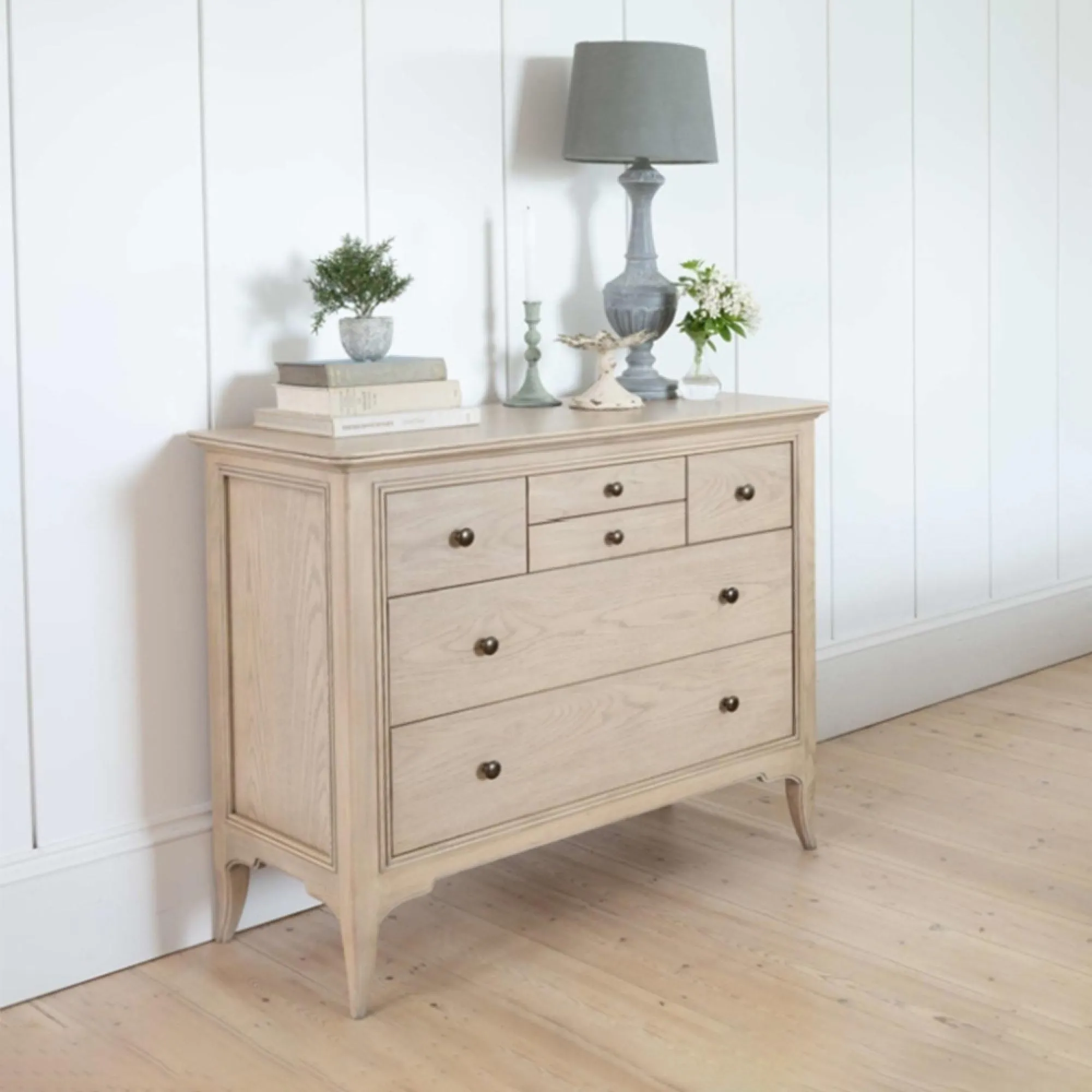 Toulon 6 Drawer Chest - Oak