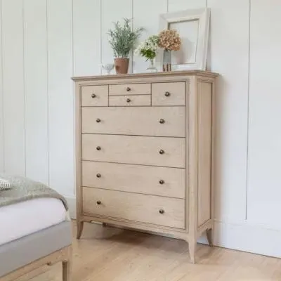 Toulon 8 Drawer Chest - Oak