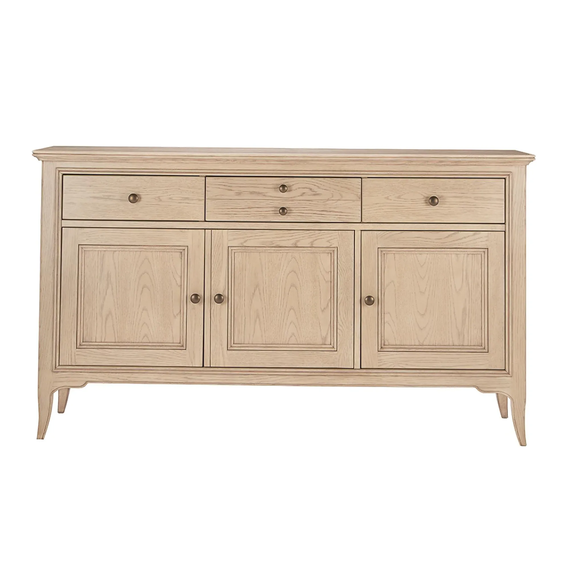 Toulon Large 3 Door Sideboard - Oak