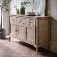 Toulon Large 3 Door Sideboard - Oak
