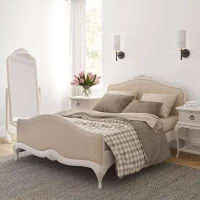 Upholstered Bedstead - Ivory image