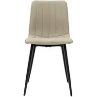 4-Pack Dining Chairs - Stone, Faux Leather