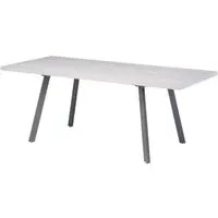 Athens 6-8 Seater Extendable Dining Table - Light Grey