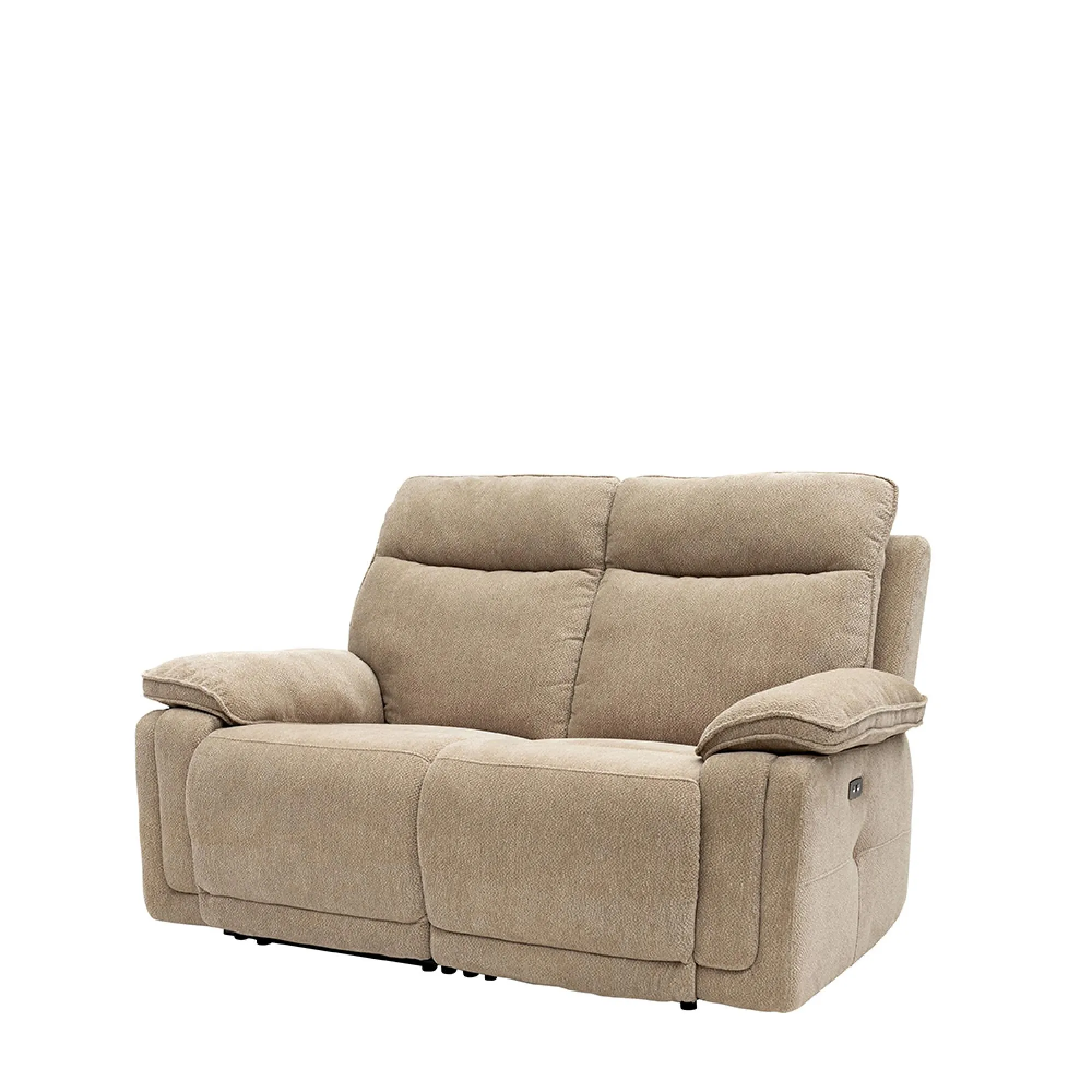 Cadenza 2-Seater Electric Recliner Sofa - Camel, Fabric