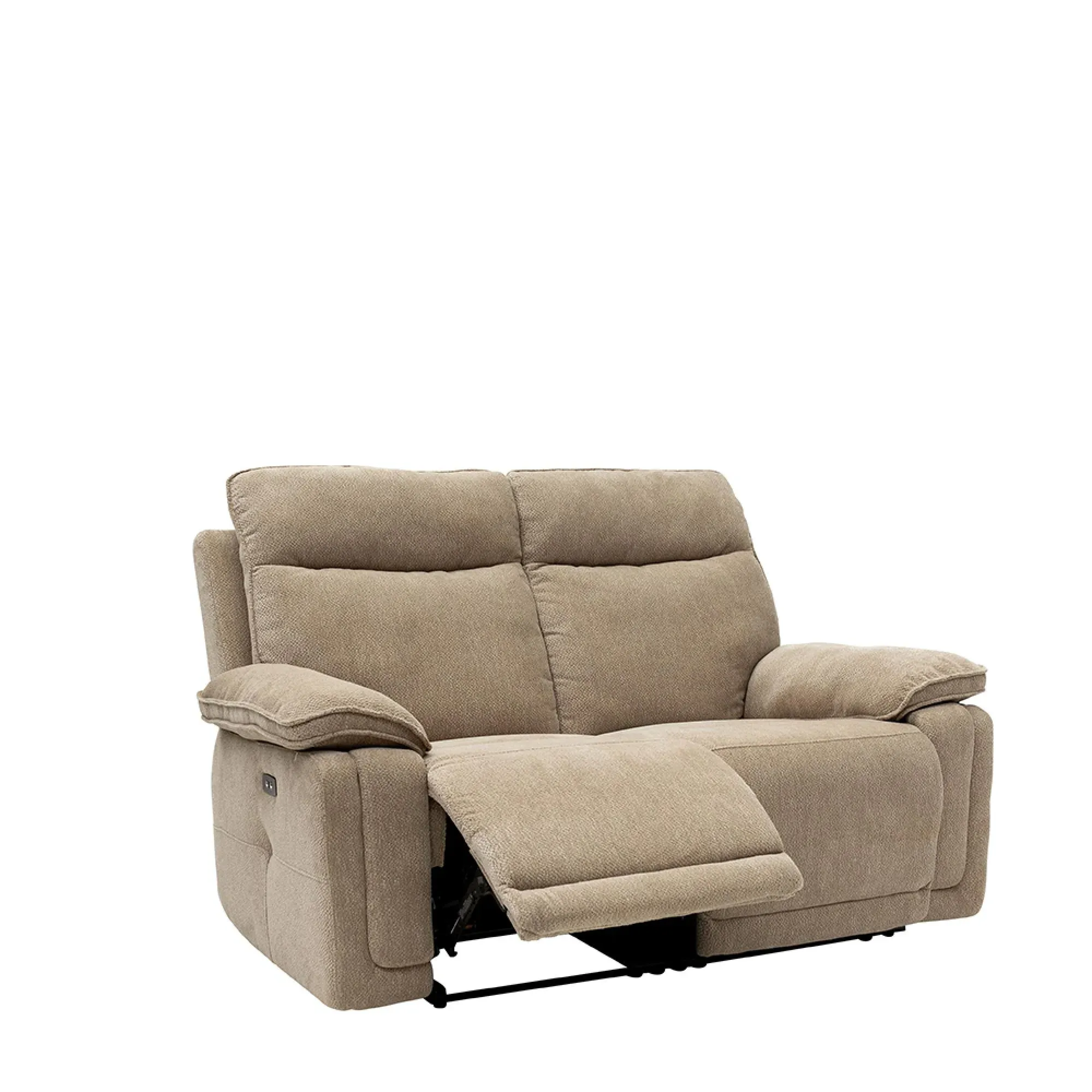 Cadenza 2-Seater Electric Recliner Sofa - Camel, Fabric