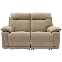 Cadenza 2-Seater Electric Recliner Sofa - Camel, Fabric