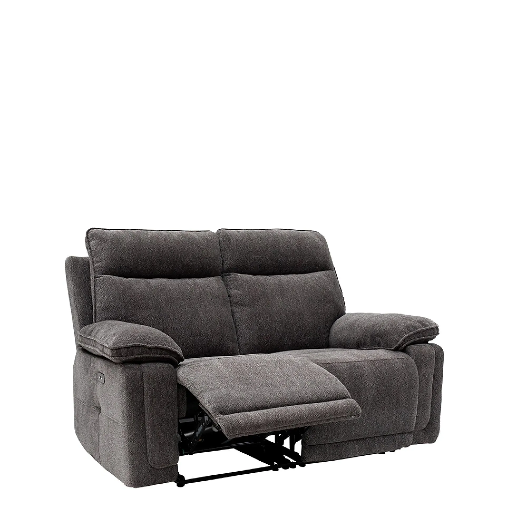 Cadenza 2-Seater Electric Recliner Sofa - Charcoal, Fabric