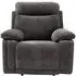 Cadenza Electric Recliner Armchair - Charcoal, Fabric