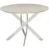Capri 2 Seater Round Dining Table - Natural, Glass