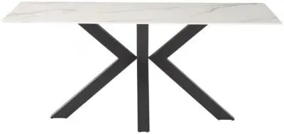 Cora 6-Seater Dining Table - Gold, Sintered Stone