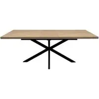 Dalton 6-8 Seater Extendable Dining Table - Light Oak